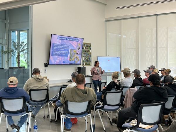 Pesticide applicator training session